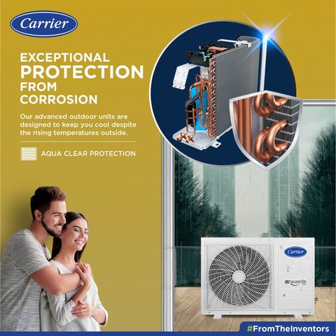 Carrier Ester CXI 4 in 1 Convertible 1.5 Ton 3 Star Flexicool Inverter Split AC with Auto Clean Function (2022 Model, Copper Condenser, CAI18ES3R30F1)