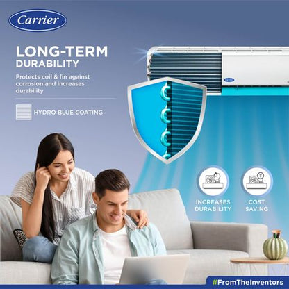 Carrier Ester CXI 4 in 1 Convertible 1.5 Ton 3 Star Flexicool Inverter Split AC with Auto Clean Function (2022 Model, Copper Condenser, CAI18ES3R30F1)