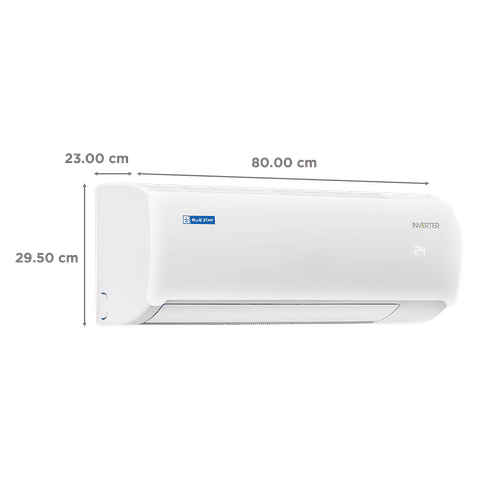 Blue Star 4 in 1 Convertible 1 Ton 3 Star Inverter Split AC with Dust Filter (2022 Model, Copper Condenser, IA312INU)