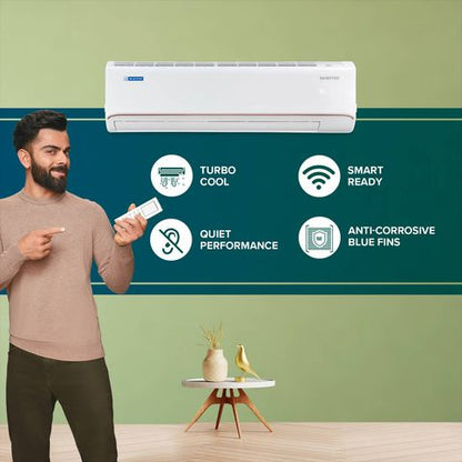 Blue Star FNU 5 in 1 Convertible 1.5 Ton 3 Star Inverter Split AC with Turbo Mode (2022 Model, Copper Condenser, IA318FNU)