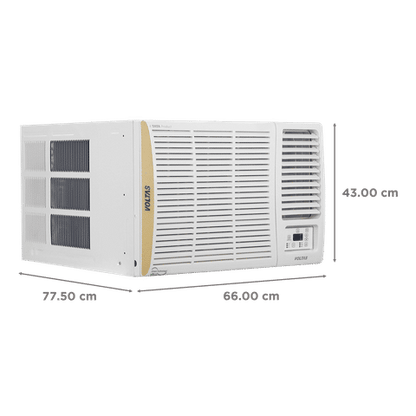 VOLTAS 1.5 Ton 3 Star Window AC (Copper Condenser, Anti Dust Filter, 183 MZD)