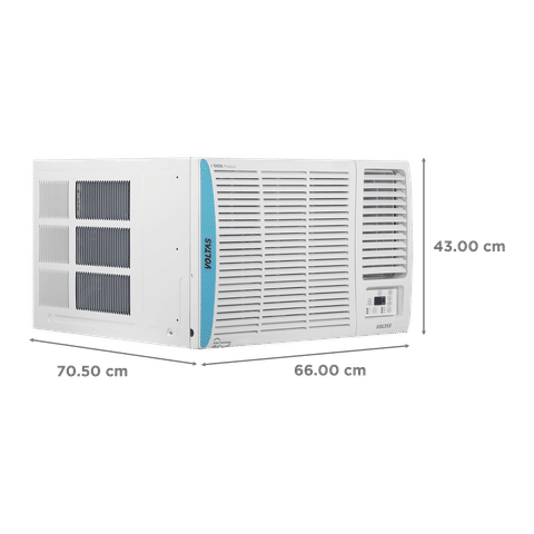 Voltas Magnum 2 in 1 Convertible 1.5 Ton 4 Star Inverter Window AC with Anti Dust Filter (2023 Model, Copper Condenser, 184V MADE)