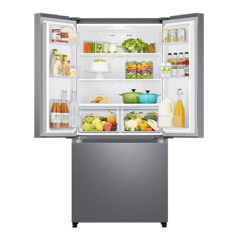 SAMSUNG 580 Litres 4 Star Frost Free French Door Convertible Refrigerator with Twin Cooling Plus Technology (RF57A5032S9/TL, Refined Inox)