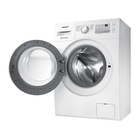 SAMSUNG 6 kg 5 Star Inverter Fully Automatic Front Load Washing Machine (WW60R20GLMA/TL, In-built Heater, White)