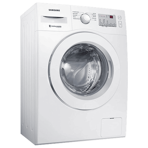 SAMSUNG 6 kg 5 Star Inverter Fully Automatic Front Load Washing Machine (WW60R20GLMA/TL, In-built Heater, White)