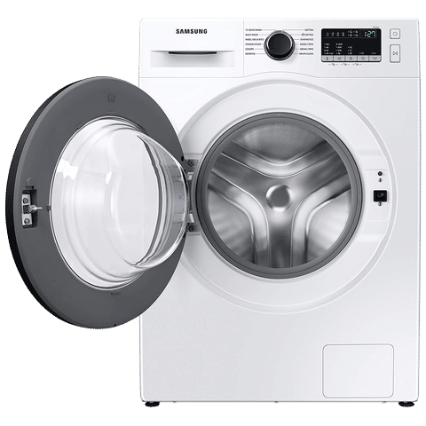 SAMSUNG 8 kg 5 Star Inverter Fully Automatic Front Load Washing Machine (WW80T4040CE1TL, Diamond Drum, White)