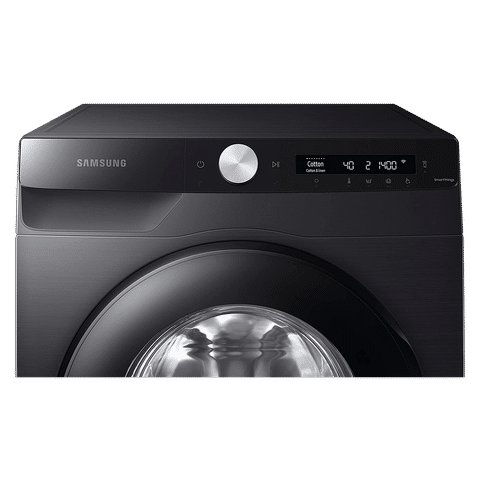 SAMSUNG 8 kg 5 Star Inverter Fully Automatic Front Load Washing Machine (WW80T504DAB1TL, AI Control Display, Black Caviar)