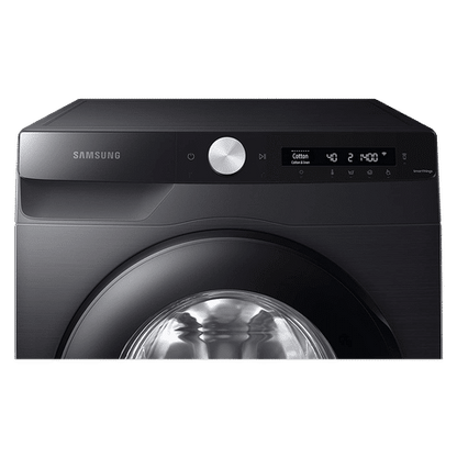 SAMSUNG 8 kg 5 Star Inverter Fully Automatic Front Load Washing Machine (WW80T504DAB1TL, AI Control Display, Black Caviar)