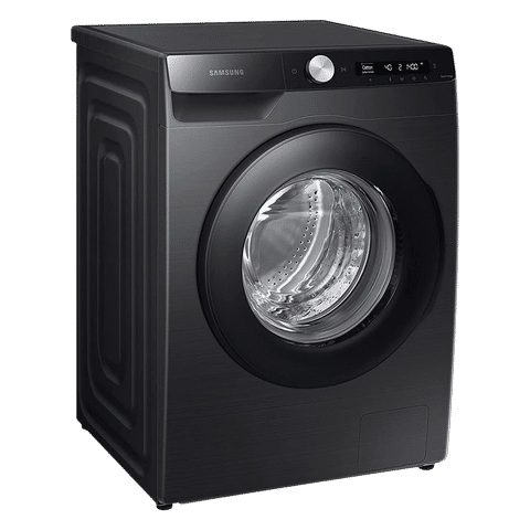 SAMSUNG 8 kg 5 Star Inverter Fully Automatic Front Load Washing Machine (WW80T504DAB1TL, AI Control Display, Black Caviar)