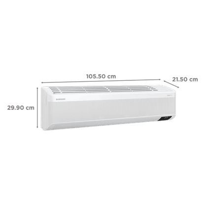 SAMSUNG 5 in 1 Convertible 1.5 Ton 5 Star Inverter Split AC with HD Filter (2022 Model, Copper Condenser, AR18BYNANWKNNA)