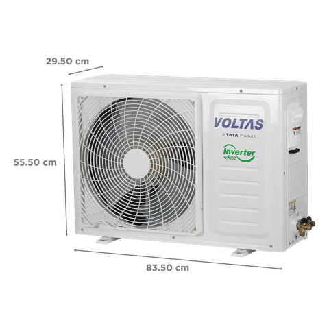 VOLTAS Executive 5 in 1 Convertible 1 Ton 5 Star Maha Adjustable Inverter Split AC with Anti Microbial Protection (2022 Model, Copper Condenser, 125V EAZQ)