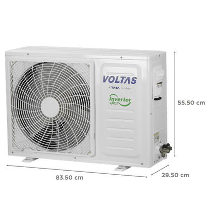 VOLTAS Executive 5 in 1 Convertible 1.1 Ton 3 Star Adjustable Inverter Split AC with Anti Microbial Protection (Copper Condenser, 133V MEAZQ)