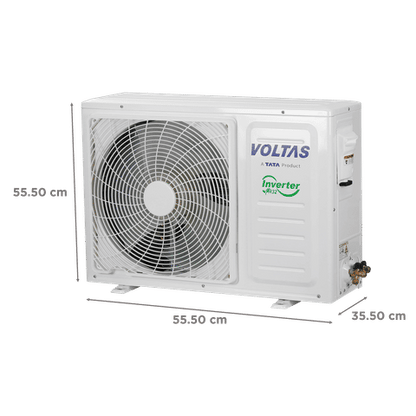 VOLTAS Zenith 2 in 1 Convertible 1.6 Ton 3 Star Inverter Split AC with Anti Bacteria Filter (2021 Model, Copper Condenser, 193V ADJ)