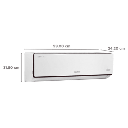 VOLTAS Zenith 2 in 1 Convertible 1.6 Ton 5 Star Inverter Split AC with Anti Bacteria Filter (2021 Model, Copper Condenser, 195V ADJ)