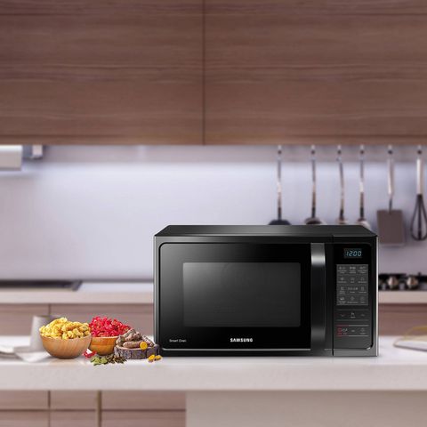 SAMSUNG 28L Convection Microwave Oven with Quartz Convection Heater (Black)