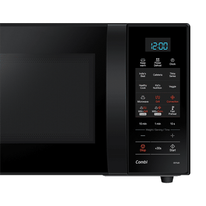 SAMSUNG Combi 21L Convection Microwave Oven with Autocook Menus (Black)