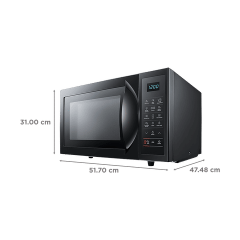 SAMSUNG 28L Convection Microwave Oven with Quartz Convection Heater (Black)