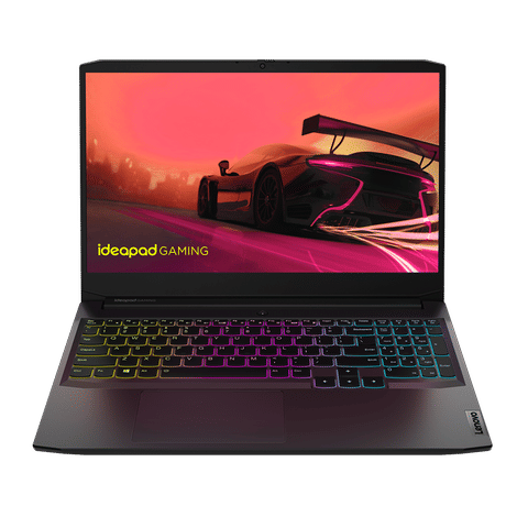 Lenovo IdeaPad Gaming 3 15ACH6 AMD Ryzen5 (15.6 inch, 8GB, 512GB, Windows 11 Home, MS Office 2021, NVIDIA GeForce GTX 1650 Graphics, Full HD IPS Display, Shadow Black, 82K201YCIN)