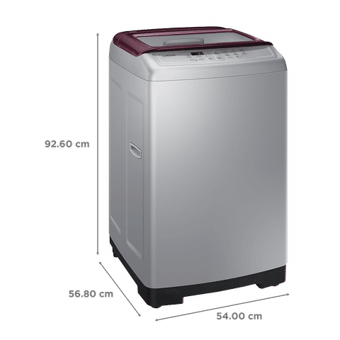 SAMSUNG 7.5 kg Inverter Fully Automatic Top Load Washing Machine (WA75A4022FS/TL, Diamond Drum, Imperial Silver)