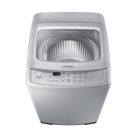 SAMSUNG 7 kg Inverter Fully Automatic Top Load Washing Machine (WA70A4002GS/TL, Diamond Drum, Imperial Silver)