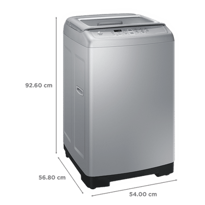 SAMSUNG 7 kg Inverter Fully Automatic Top Load Washing Machine (WA70A4002GS/TL, Diamond Drum, Imperial Silver)