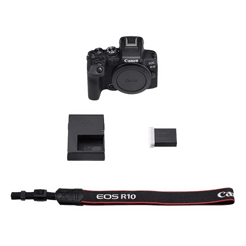 Canon EOS R10 24.2MP Mirrorless Camera (Body Only, 22.3 x 14.9 mm Sensor, Vari-Angle Touch Screen LCD)