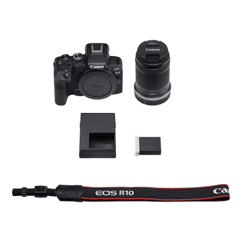 Canon EOS R10 24.2MP Mirrorless Camera (18-150 mm Lens, 22.3 x 14.9 mm Sensor, Vari-Angle Touch Screen LCD)