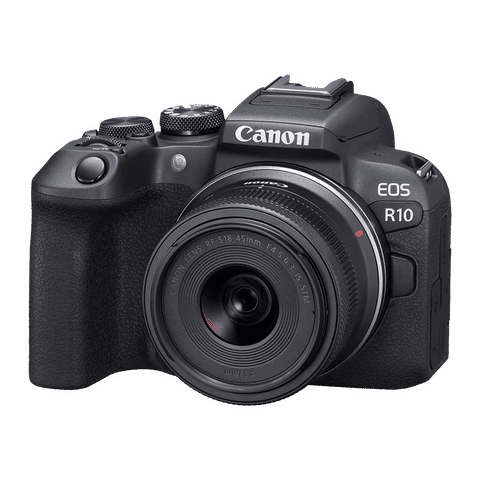 Canon EOS R10 24.2MP Mirrorless Camera (18-45 mm Lens, 22.3 x 14.9 mm Sensor, Vari-Angle Touch Screen LCD)