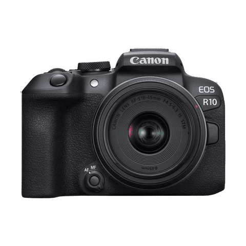 Canon EOS R10 24.2MP Mirrorless Camera (18-45 mm Lens, 22.3 x 14.9 mm Sensor, Vari-Angle Touch Screen LCD)