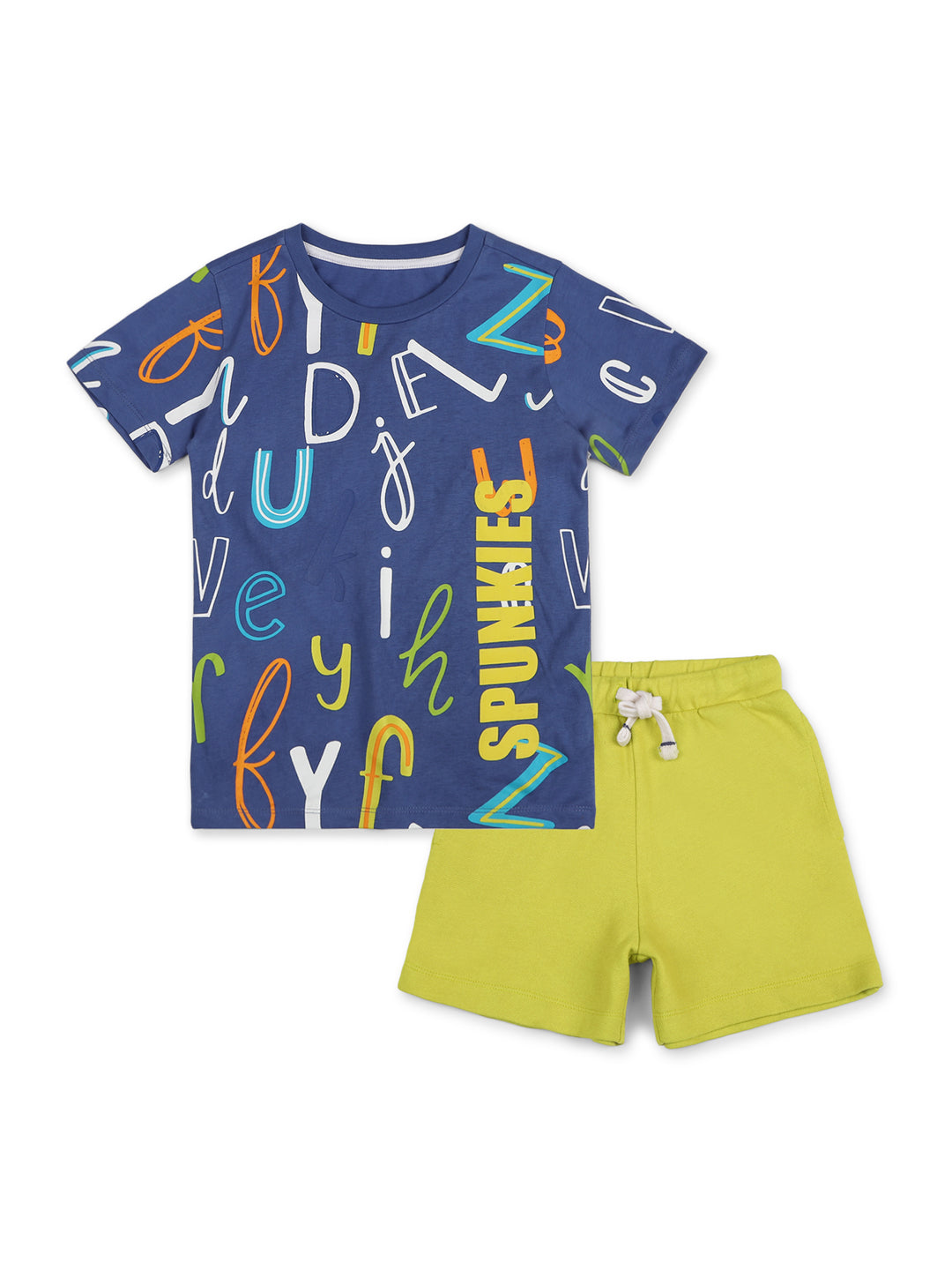 Stylish Typography printed boys set