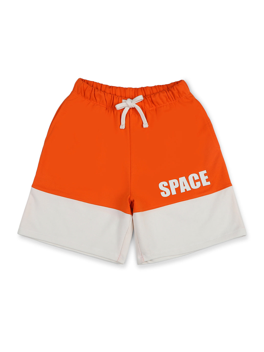 Funky orange space-themed boys sets