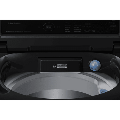 SAMSUNG 9 kg 5 Star Fully Automatic Top Load Washing Machine (WA90BG4546BVTL, Smart Control with Wi-Fi, Black Caviar)