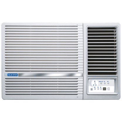 Blue Star LN 1.5 Ton 3 Star Fixed Speed Windows AC (2023 Model, Copper Condenser, Dust Filter, WFA318LN)