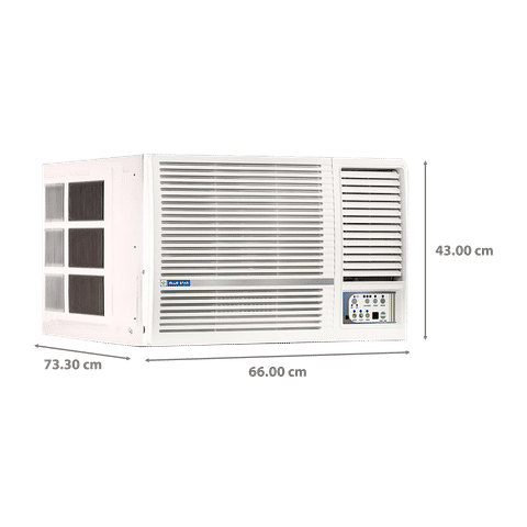 Blue Star LN 1.5 Ton 5 Star Fixed Speed Windows AC (2023 Model, Copper Condenser, Dust Filter, WFA518LN)