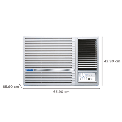 Blue Star LN 2 Ton 3 Star Fixed Speed Windows AC (2023 Model, Copper Condenser, Dust Filter, WFA324LN)