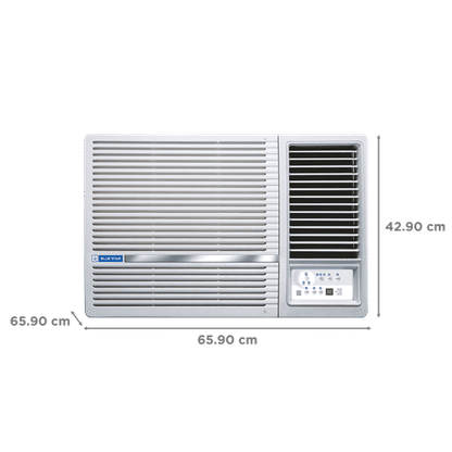 Blue Star LN 2 Ton 3 Star Fixed Speed Windows AC (2023 Model, Copper Condenser, Dust Filter, WFA324LN)