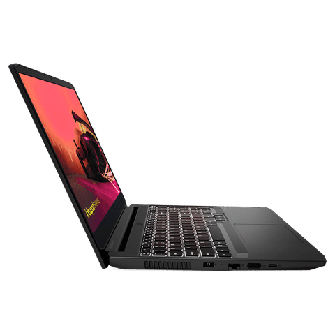 Lenovo IdeaPad Gaming 3 AMD Ryzen 5 (15.6 inch, 8GB, 512GB, Windows 11 Home, MS Office 2021, NVIDIA GeForce GTX 1650, Full HD IPS Display, Shadow Black, 82K201UFIN)