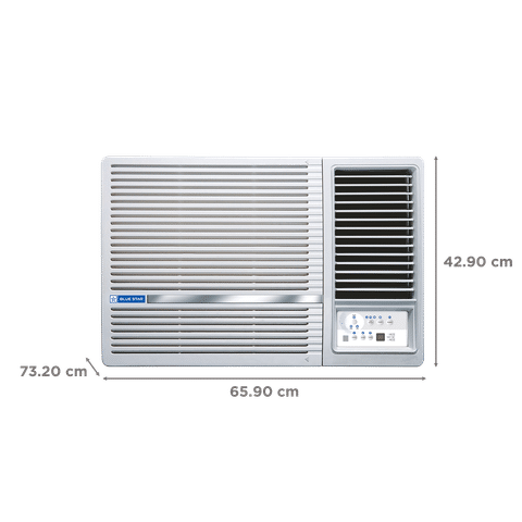 Blue Star 1.5 Ton 5 Star Inverter Window AC (2023 Model, Copper Condenser, Dust Filter, WIB518LN)