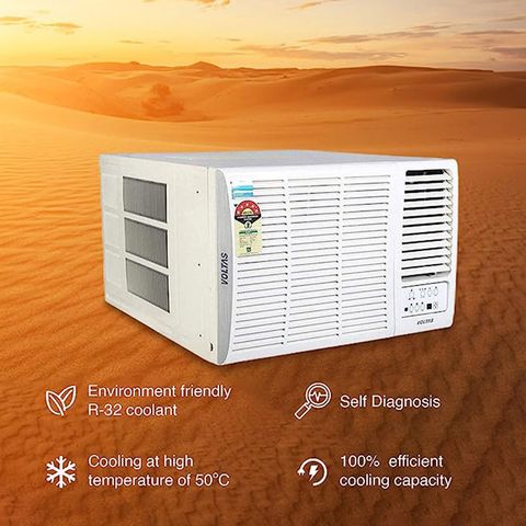 VOLTAS Vertis 2 in 1 Convertible 1.5 Ton 3 Star Inverter Window AC with Anti-Dust Filter (2023 Model, Copper Condenser, 183V Vertis Elite)