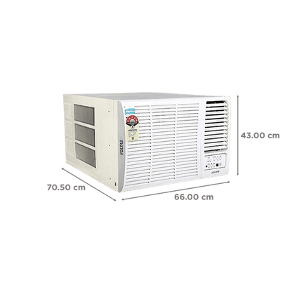 VOLTAS Vertis 2 in 1 Convertible 1.5 Ton 3 Star Inverter Window AC with Anti-Dust Filter (2023 Model, Copper Condenser, 183V Vertis Elite)