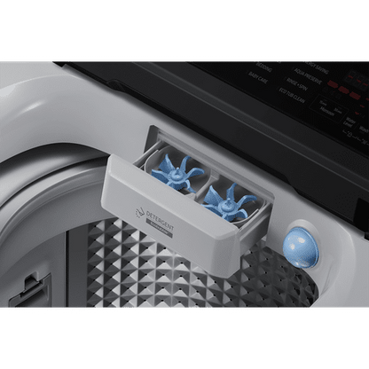 SAMSUNG 8 Kg 5 Star Inverter Fully Automatic Top Load Washing Machine (WA80BG4545BYTL, Ecobubble Technology, Lavender Grey)