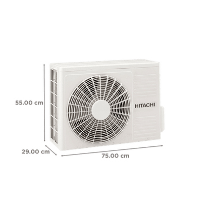 HITACHI Senpai 3200FL 1.5 Ton 3 Star Split AC (2022 Model, Copper Condenser, Superfine Mesh Filter, RAS.B318PCAIBA)