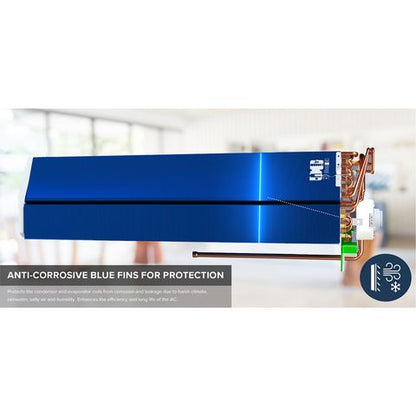 Blue Star 5 in 1 Convertible 1.2 Ton 3 Star Inverter Split AC with Dust Filter (2023 Model, Copper Condenser, IA315YNU)