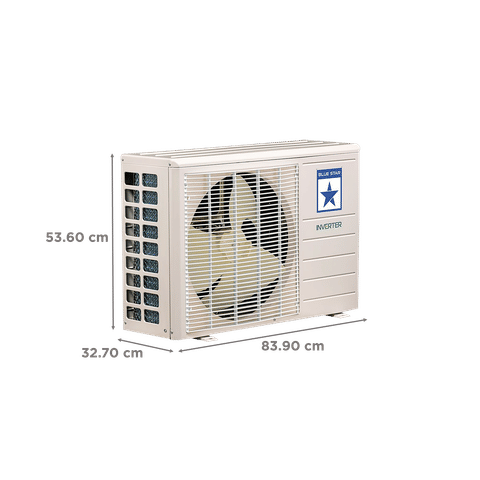 Blue Star 5 in 1 Convertible 1.2 Ton 3 Star Inverter Split AC with Dust Filter (2023 Model, Copper Condenser, IA315YNU)