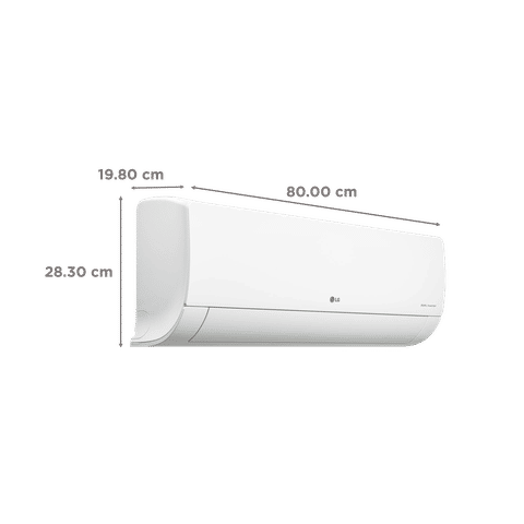 LG 6 in 1 Convertible 1 Ton 3 Star AI Dual Inverter Split AC with Auto Clean (2023 Model, Copper Condenser, RS-Q12BNXE)