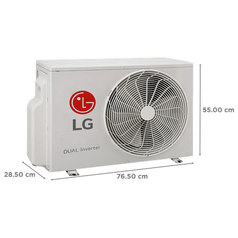 LG 6 in 1 Convertible 1 Ton 3 Star AI Dual Inverter Split AC with Auto Clean (2023 Model, Copper Condenser, RS-Q12BNXE)