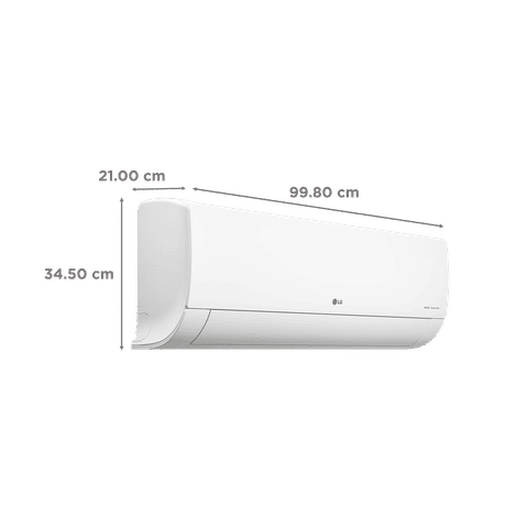 LG 5 in 1 Convertible 2 Ton 3 Star Hot & Cold Dual Inverter Split AC with 4-Way Swing (2023 Model, Copper Condenser, RS-H24VNXE)