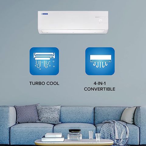 Blue Star 4 In 1 Convertible 1 Ton 3 Star Inverter Split AC with Self Diagnosis (Copper Condenser, IA312YNU)