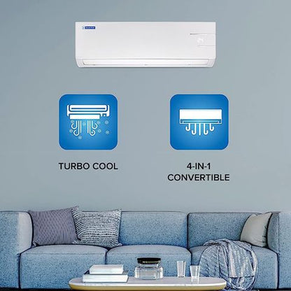 Blue Star 4 In 1 Convertible 1 Ton 3 Star Inverter Split AC with Self Diagnosis (Copper Condenser, IA312YNU)