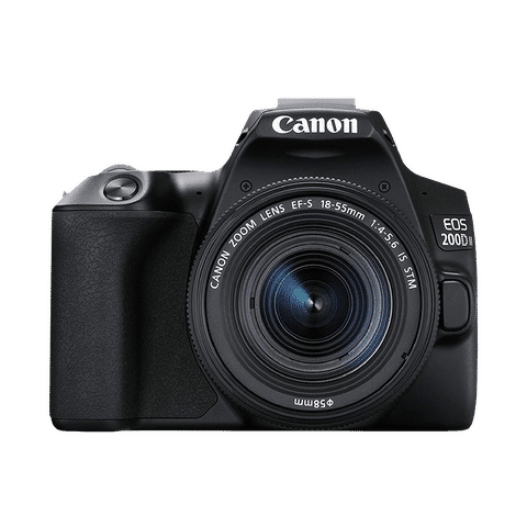 Canon EOS 200D II 24.1 MP DSLR Camera (18 - 55 mm lens, 22.3 x 14.9 mm, Optical Image Stabilization)